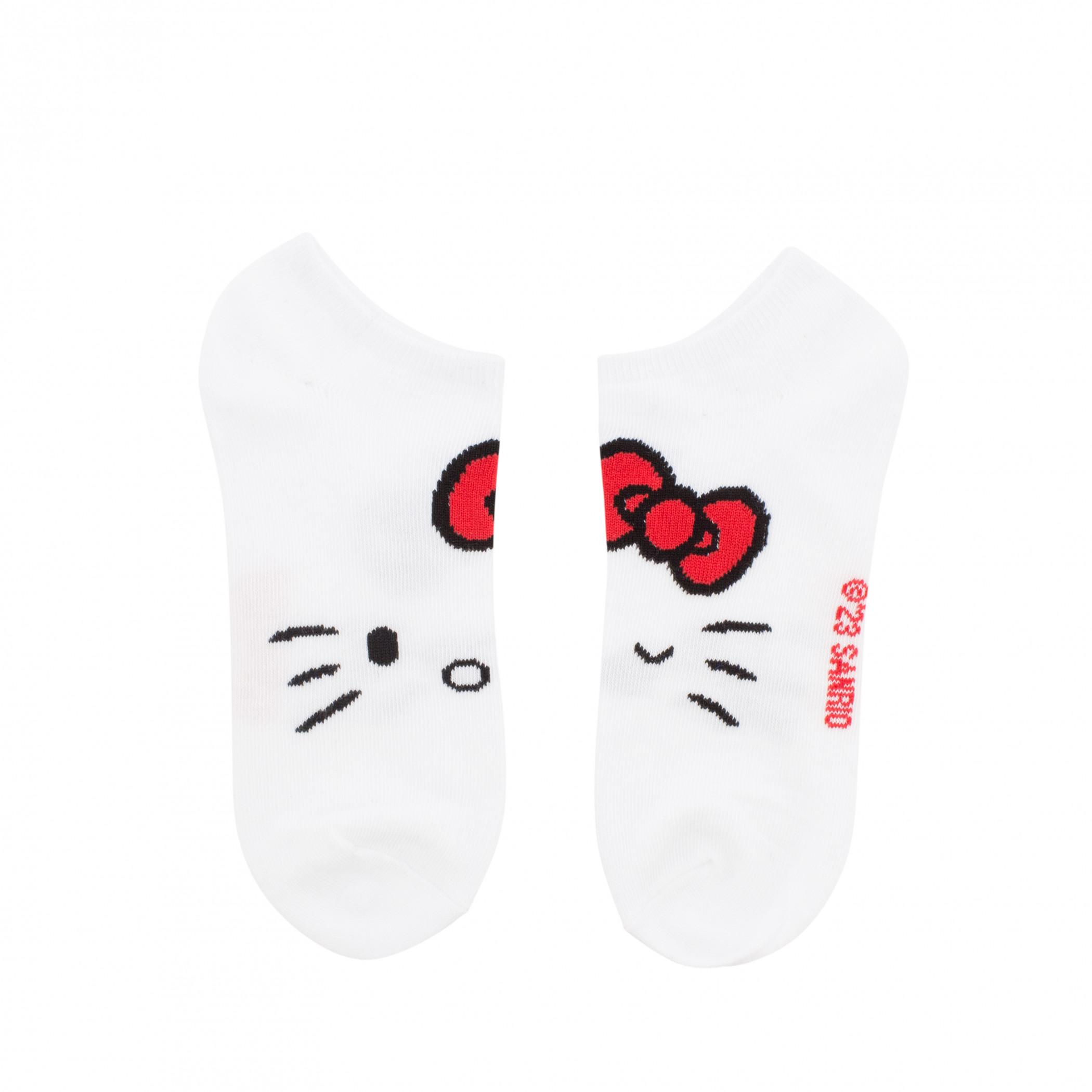 Hello Kitty Polka Dots and Stripes 5-Pack No Show Socks